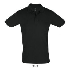 Polo Sol's Perfect. Czarne koszulki polo męskie SOL'S, m, bez wzorów, eleganckie, bez ramiączek. Za 109.00 zł.