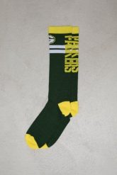 Green Bay Packers - OOSC x NFL Skarpety narciarskie / snowboardowe. Żółte skarpety damskie OOSC, bez wzorów, z elastanu. Za 132.99 zł.