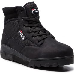 Kozaki FILA - Grunge Mid 1010107.25Y Black. Czarne kozaki męskie Fila, z materiału, klasyczne. W wyprzedaży za 349.00 zł.