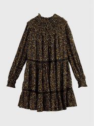 Scotch & Soda Sukienka codzienna 168914 Czarny Regular Fit. Czarne sukienki damskie Scotch & Soda, na co dzień, xs, bez wzorów, z wiskozy, bez kołnierzyka, bez ramiączek, proste. Za 619.99 zł.