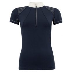Damska koszulka do zawodów jeździeckich ANKY C-Wear. Niebieskie t-shirty damskie ANKY, l, bez wzorów, z materiału, eleganckie, bez kołnierzyka. Za 354.35 zł.