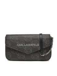 KARL LAGERFELD Torebka A1W32045 Czarny. Czarne torebki do ręki damskie KARL LAGERFELD, bez wzorów, ze skóry, wizytowe, bez dodatków. W wyprzedaży za 469.99 zł.