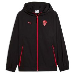 Puma Acm Pumatech Tkana Kurtka Bluza Dorosłych. Czarne bluzy męskie Puma, s, bez wzorów, bez kaptura, do biegania. Za 387.50 zł.