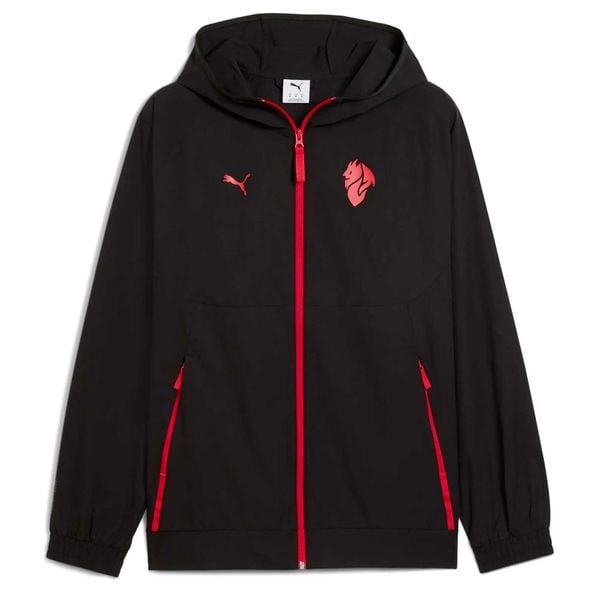 Puma Acm Pumatech Tkana Kurtka Bluza Dorosłych. Czarne bluzy męskie Puma, s, bez wzorów, sportowe, bez kaptura. Za 388.01 zł.