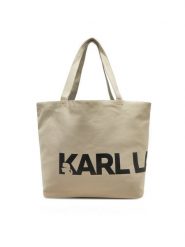 KARL LAGERFELD Torebka A1W50060 Beżowy. Brązowe torebki do ręki damskie KARL LAGERFELD, bez wzorów, z materiału, bez dodatków. Za 239.99 zł.
