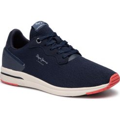 Sneakersy PEPE JEANS - Jayker Knit PMS30518 Navy 595. Niebieskie półbuty na co dzień męskie Pepe Jeans, z jeansu, eleganckie, bez zapięcia. W wyprzedaży za 189.00 zł.