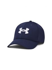 Under Armour Czapka z daszkiem Men's UA Blitzing 1376700-410 Granatowy. Niebieskie rękawiczki męskie Under Armour, bez wzorów, z materiału. Za 79.99 zł.