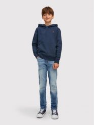 Jack & Jones Junior Bluza Star 12213100 Granatowy Regular Fit. Niebieskie bluzy dla chłopców Jack & Jones Junior, bez wzorów, z syntetyku, bez ramiączek, bez kaptura. Za 179.99 zł.