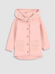 Coccodrillo Bluza WC3132401SRN Różowy Regular Fit. Czerwone bluzy dla dziewczynek COCCODRILLO, bez wzorów, z bawełny, bez ramiączek, bez kaptura. Za 59.99 zł.