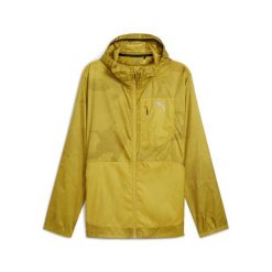 Kurtka wodoodporna Puma. Żółte kurtki męskie Puma, m, bez wzorów, z materiału, do biegania. Za 391.75 zł.