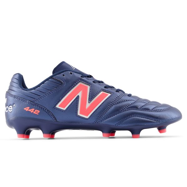 Korki męskie New Balance 442 V2 PRO FG MS41FMP2 – granatowe. Niebieskie buty sportowe męskie New Balance, z materiału, bez zapięcia, na fitness i siłownię. Za 649.99 zł.