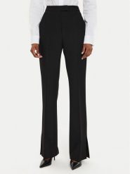 Boss Spodnie materiałowe Tubeka4 50518874 Czarny Slim Fit. Czarne spodnie materiałowe damskie Boss, bez wzorów, z materiału. Za 489.99 zł.