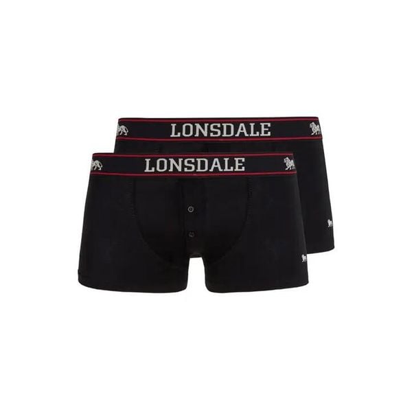 Bokserki Lonsdale Oakworth. Czarne bokserki męskie Lonsdale, m, bez wzorów, z bawełny. Za 190.00 zł.