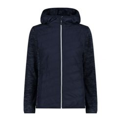 Damska kurtka z kapturem CMP. Niebieskie kurtki damskie CMP, bez wzorów, z puchu, z kapturem. Za 382.50 zł.