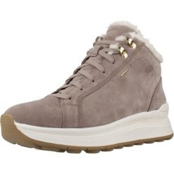 Buty GEOX D SPHERICA ACTIF X2 Brązowy. Brązowe obuwie sportowe damskie Geox, bez wzorów, ze skóry, trekkingowe. Za 743.46 zł.