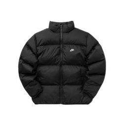 Kurtka uniwersalna męska Nike Club Puffer. Czarne kurtki męskie Nike, na zimę, m, bez wzorów, z materiału, eleganckie, z kapturem. Za 1,644.19 zł.