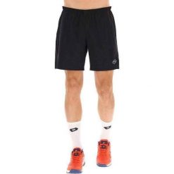 Spodenki tenisowe męskie Lotto Tech I short 7. Czarne krótkie spodenki sportowe męskie Lotto, m, bez wzorów, z elastanu, tenisowe. Za 190.00 zł.