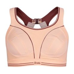Biustonosz treningowy Shock Absorber Ultimate Run Bra. Niebieskie obuwie sportowe damskie Shock Absorber, bez wzorów, na fitness i siłownię. Za 199.99 zł.