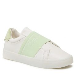 Sneakersy Calvin Klein. Czarne trampki i tenisówki chłopięce Calvin Klein, bez wzorów, bez zapięcia. Za 429.99 zł.