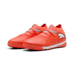 Buty piłkarskie unisex FUTURE 9 PRO Cage PUMA. Białe buty sportowe męskie Puma, bez zapięcia, do piłki nożnej. Za 559.00 zł.