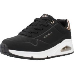 Buty SKECHERS UNO GEN1 Czarny. Czarne obuwie sportowe damskie Skechers, bez wzorów, trekkingowe, Skechers Sport. Za 297.34 zł.