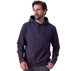 Bluza z kapturem PS of Sweden Samuel. Niebieskie bluzy męskie PS OF SWEDEN, bez wzorów, z kapturem. Za 579.00 zł.
