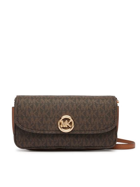 MICHAEL Michael Kors Torebka 32S6GY5C5B Brązowy. Brązowe listonoszki damskie MICHAEL Michael Kors, bez wzorów, ze skóry, bez dodatków. Za 589.99 zł.