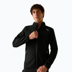 Bluza polarowa męska REGATTA Torrens. Czarne bluzy męskie Regatta, m, bez wzorów, z materiału, bez kaptura. Za 339.99 zł.