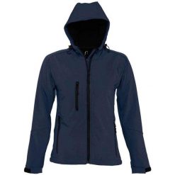 Kurtka Damska Replay Soft Shell. Niebieskie kurtki sportowe damskie SOL'S, l, bez wzorów, bez kaptura, trekkingowe. Za 281.99 zł.