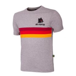 Koszulka dla dorosłych - Listy AS Roma - Szary. Szare koszulki sportowe męskie COPA FOOTBALL, m, bez wzorów, bez kołnierzyka, bez ramiączek, do piłki nożnej. Za 211.98 zł.