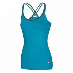 Damska koszulka typu tank top Ocun Corona. Fioletowe koszulki sportowe damskie Ocun, l, bez wzorów, sportowe, bez kołnierzyka. Za 148.50 zł.