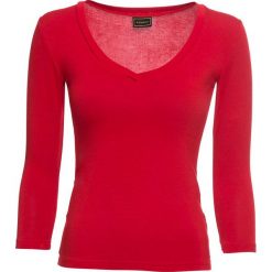 Shirt bonprix czerwony. Bluzki damskie bonprix. Za 39.99 zł.
