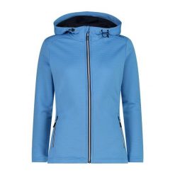 Bluza damska turystyczna CMP 31E1836. Niebieskie bluzy sportowe damskie CMP, l, bez wzorów, bez kaptura, trekkingowe. Za 382.50 zł.