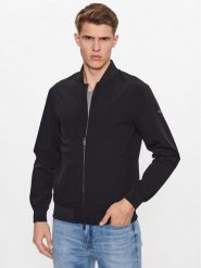 Guess Kurtka bomber M3YL04 WFGG2 Czarny Regular Fit. Czarne kurtki męskie Guess, m, z aplikacjami, z syntetyku, bez kaptura. Za 749.99 zł.