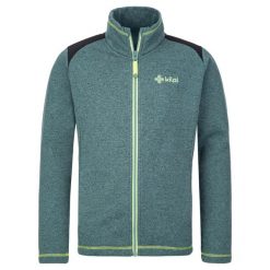 Chłopięcy sweter z polaru Kilpi REGIN-JB. Zielone swetry dla chłopców Kilpi, bez wzorów, z materiału, bez kołnierzyka, bez kaptura. Za 157.50 zł.