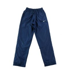 Second life - Spodnie dresowe męskie Nike Straight Fit - Jak nowy. Niebieskie spodnie sportowe męskie Nike, m, bez wzorów, z dresówki, do biegania. Za 106.46 zł.