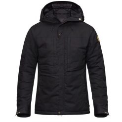 Kurtka zimowa męska Fjallraven Skogso Padded Jacket. Czarne kurtki męskie Fjällräven, na zimę, m, bez wzorów, z bawełny, bez kaptura. Za 1,681.99 zł.