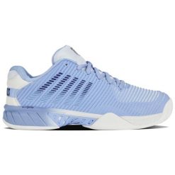 Buty sportowe damskie Hypercourt Express 2 sneakersy tenisowe młodzieżowe. Niebieskia obuwie sportowe damskie K-SWISS, bez wzorów, tenisowe. Za 239.00 zł.