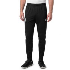 Męskie piłkarskie spodnie treningowe Siroko RSG Training Pants M. Czarne spodnie sportowe męskie SIROKO, m, bez wzorów, z dresówki, na fitness i siłownię. Za 205.60 zł.