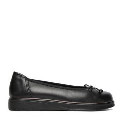 Baleriny Go Soft. Czarne baleriny damskie GO SOFT, bez wzorów, bez obcasa. Za 189.99 zł.