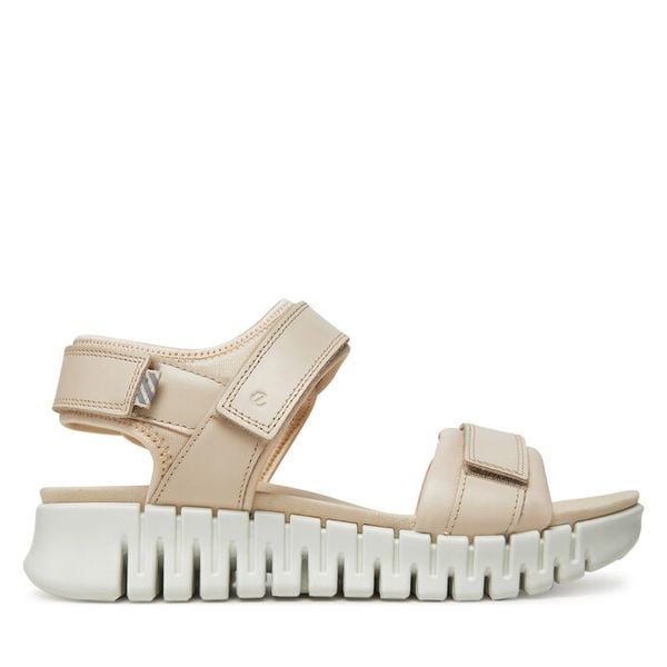 Sandały ECCO. Brązowe sandały damskie ecco, bez wzorów, bez obcasa, na płaskiej podeszwie, bez zapięcia. Za 519.99 zł.