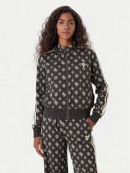 Guess Bluza V5YQ07 K0282 Zielony Regular Fit. Zielone bluzy damskie Guess, xs, z aplikacjami, z syntetyku, bez kaptura. Za 379.99 zł.