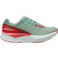 Buty sportowe damskie Scott Pursuit. Zielone obuwie sportowe damskie Scott, bez wzorów. W wyprzedaży za 290.00 zł.