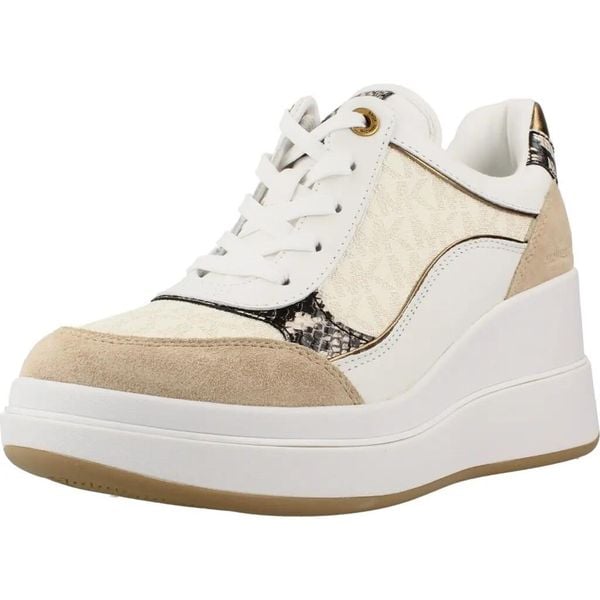Buty MICHAEL KORS 43T6EMFS1B Biały. Białe obuwie sportowe damskie MICHAEL KORS ACCESS, bez wzorów, ze skóry, na fitness i siłownię. Za 714.99 zł.