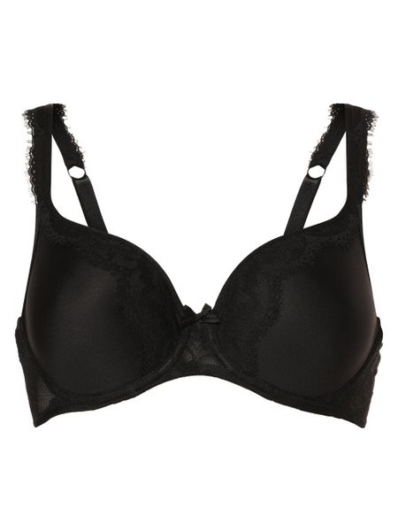 Mey biustonosz z fiszbinami Kobiety czarny, 80B. Czarne biustonosze Mey, bez wzorów, z koronki. Za 349.95 zł.