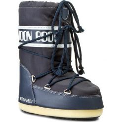 Śniegowce MOON BOOT - Nylon 14004400064 Denim Blue M. Buty zimowe dziewczęce marki Moon Boot. W wyprzedaży za 249.00 zł.