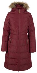 Trespass Audrey - damska długa kurtka zimowa Dark Cherry. Brązowe kurtki damskie 2117 OF SWEDEN, na zimę, s, z aplikacjami, z futra, bez kaptura. Za 347.99 zł.