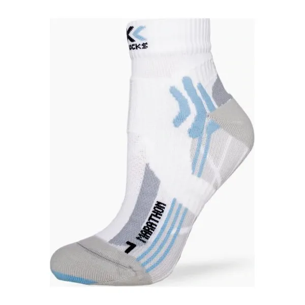 X-Socks Skarpety Marathon Lady , biały, rozmiar XS. Białe skarpety damskie X-Socks, bez wzorów, z nylonu. W wyprzedaży za 59.99 zł.