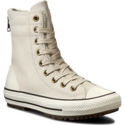 Trampki CONVERSE - Ctas Hi-Rise Boot Leather+Fur 553389C Parchment/Black/Egret. Półbuty damskie marki Converse. W wyprzedaży za 309.00 zł.
