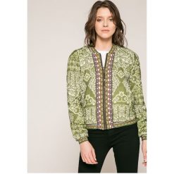 Desigual - Kurtka bomber dwustronna. Szare kurtki damskie Desigual, z elastanu. W wyprzedaży za 399.90 zł.